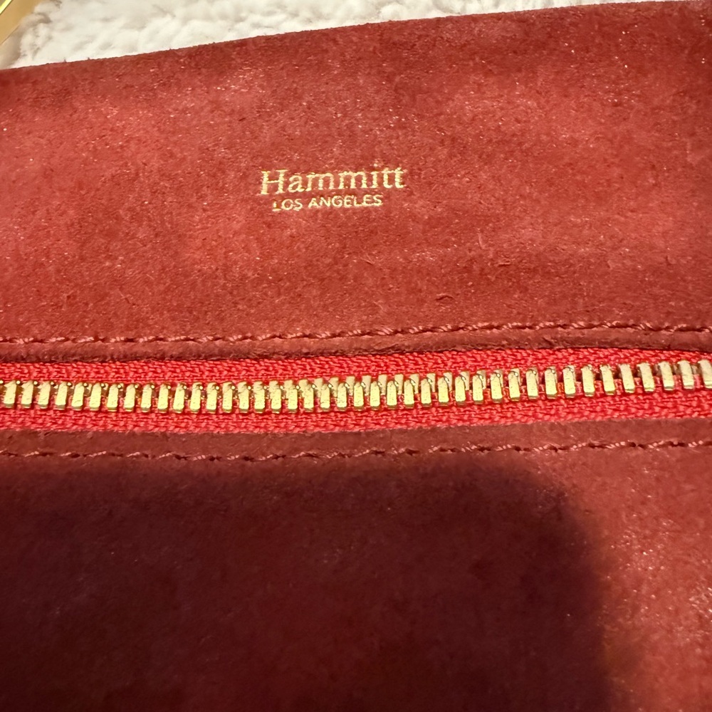 Hammitt Los Angeles Rich Red Clutch